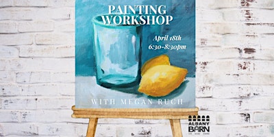 Imagem principal do evento Painting Class with Megan Ruch: Lemon Water