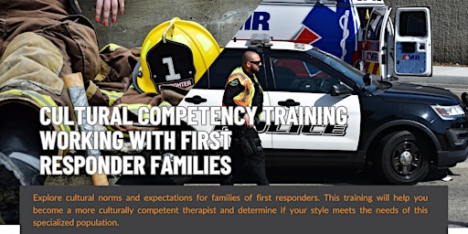 Imagem principal do evento Cultural Competency Training - First Responder Families