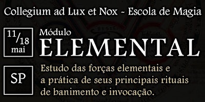 Imagem principal do evento [SP] CURSO DE MAGIA DE LVX: MÓDULO ELEMENTAL