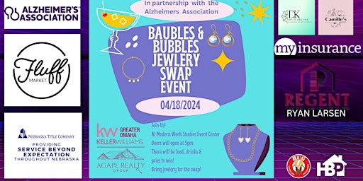 Imagem principal do evento Baubles & Bubbles Jewelry Swap