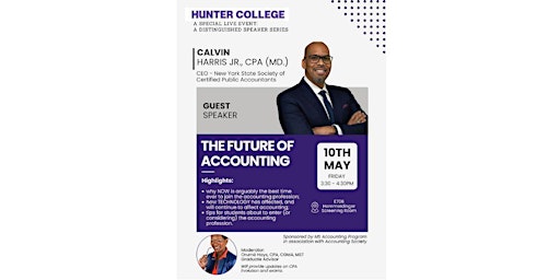 Image principale de Hunter College - A Distinguished Speaker Series Event: Calvin Harris