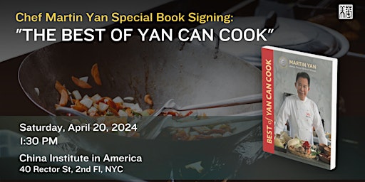 Imagem principal do evento Chef Martin Yan Special Book Signing: "The Best of Yan Can Cook"