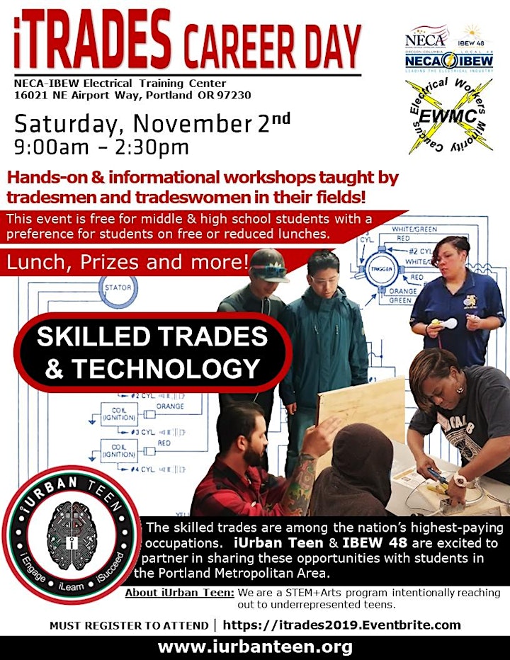 
		Event Cancelled - iTrades Skilled Trades Summit for Teens image

