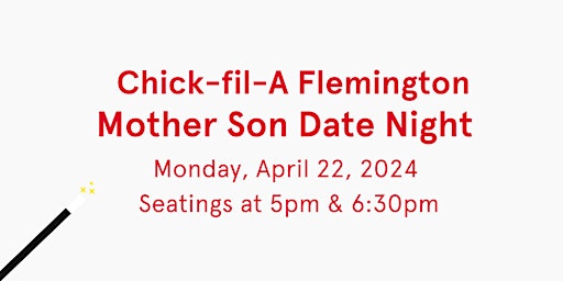 Imagem principal do evento Mother Son Date Night  at Chick-fil-A Flemington