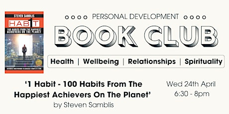Personal Development Book Club - April