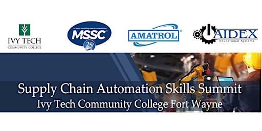 Imagem principal do evento Supply Chain Automation Skills Summit - Ivy Tech Fort Wayne