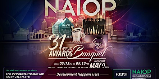 Immagine principale di 2024 NAIOP Pittsburgh Awards Banquet 