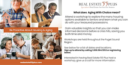 Image principale de Aging with Choice Workshop | Being Proactive about Housing & Aging