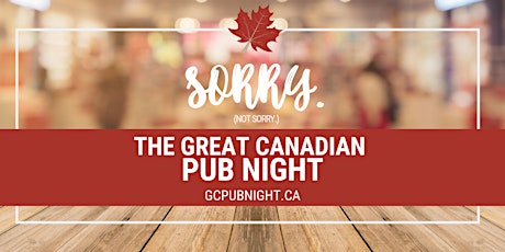 Great Canadian Pub Night primary image