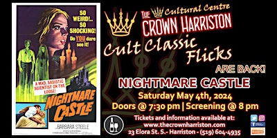 Hauptbild für Nightmare Castle screening at  the Cult Classic Flicks