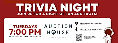 Auction House Food Hall Trivia Night