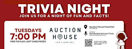 Primaire afbeelding van Auction House Food Hall Trivia Night