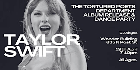 TAYLOR SWIFT ALBUM RELEASE DANCE PARTY - ALL AGES!