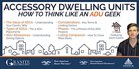 Accesory Dwelling Units - How to think like an ADU Geek