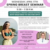 Imagen principal de Dr. Roth's Spring Breast Seminar