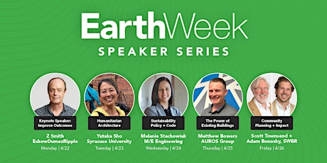 Earth Week 5-Day Speaker Series 2024