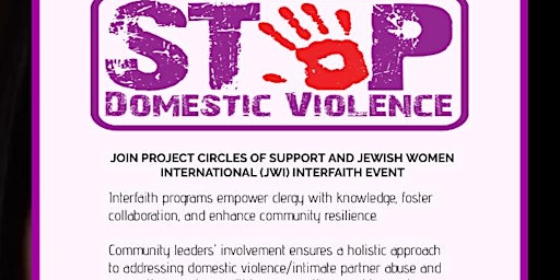 Image principale de STOP DOMESTIC VIOLENCE: RESILENCE AND RENEWAL