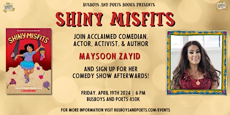 Primaire afbeelding van SHINY MISFITS | A Busboys and Poets Books Presentation