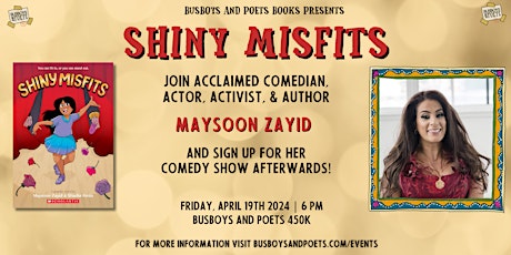 Imagem principal do evento SHINY MISFITS | A Busboys and Poets Books Presentation