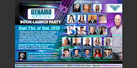 DYNAMO Diaries Book 3 - VIP Launch Party primary image