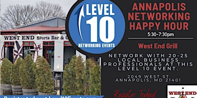 Image principale de Annapolis Networking Happy Hour