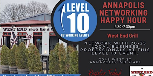 Imagem principal do evento Annapolis Networking Happy Hour