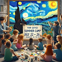 Imagem principal do evento Van Gogh Art Summer Camp for kids from 5 to 14 years old