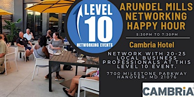 Imagem principal do evento Arundel Mills Networking Happy Hour event