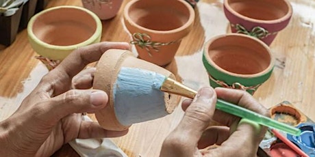 Terracotta painting & Making Seed Paper!