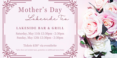 Mother's Day Lakeside Tea - Saturday primary image