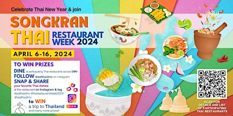 Songkran - Thai Restaurant Week 2024