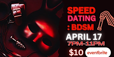Speed Dating : BDSM primary image