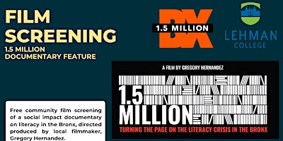 1.5 Million Documentary Screening at Lehman College primary image