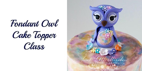 Fondant Owl Cake Topper