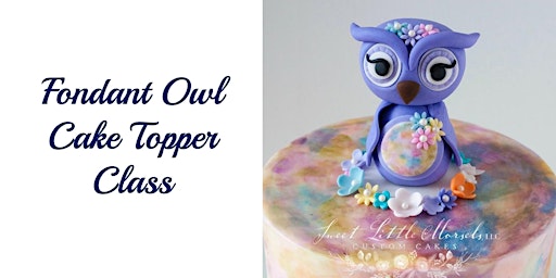 Imagem principal de Fondant Owl Cake Topper