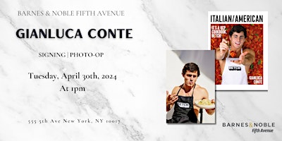 Imagem principal do evento Celebrating the release of Italian/American with Gianluca Conte @BN 5th Ave