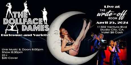 The Dollface Dames Burlesque & Variety Thirsty Thursdays Studio City