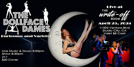 Immagine principale di The Dollface Dames Burlesque & Variety Thirsty Thursdays Studio City 