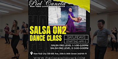 Primaire afbeelding van Salsa On2 Dance Class, Level 2  Advanced-Beginner