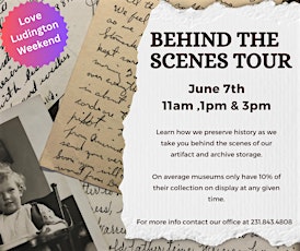 Behind-the-Scenes Archives Tour @ 3:00pm