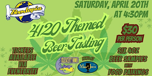 Immagine principale di 4/20 Themed Beer Tasting 