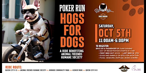 Imagem principal do evento Hogs for Dogs Ride