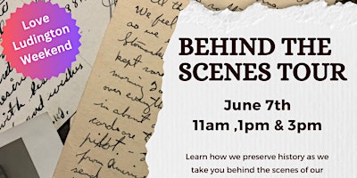 Behind-the-Scenes Archives Tour @ 11:00 am  primärbild