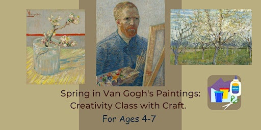 Primaire afbeelding van Spring in Van Gogh’s Paintings: Kids Class with Craft