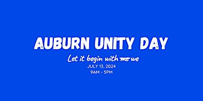 Imagem principal do evento Auburn Unity Day 2024