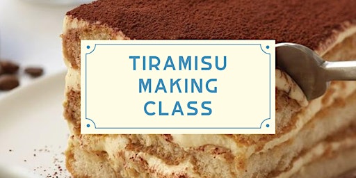 Imagem principal do evento Tiramisu Making Class