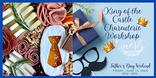 Imagen principal de King of the Castle Charcuterie - Father's Day Themed Made by Merry Workshop