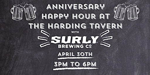 Anniversary Happy Hour with Surly Brewing primary image