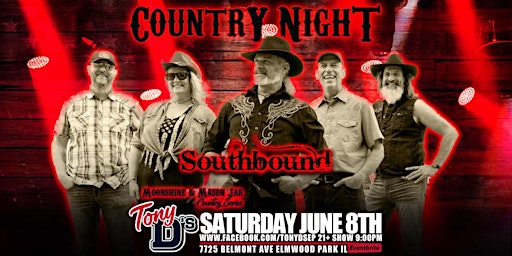 Primaire afbeelding van Country Night w/ Southbound at Tony D's
