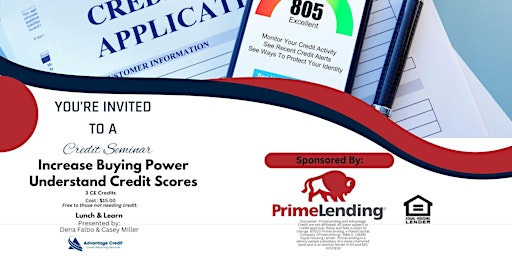 Primaire afbeelding van Increase Buying Power Understand Credit Scores